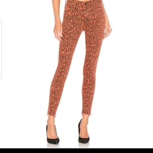 Mother high waisted look ankle animal leopard rare